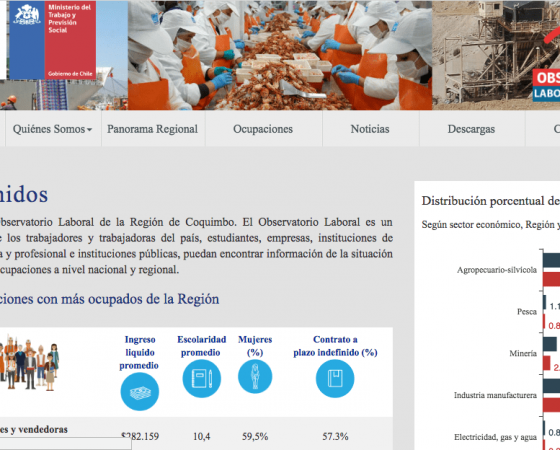 Observatorio Laboral de la Región de Coquimbo presenta su sitio web